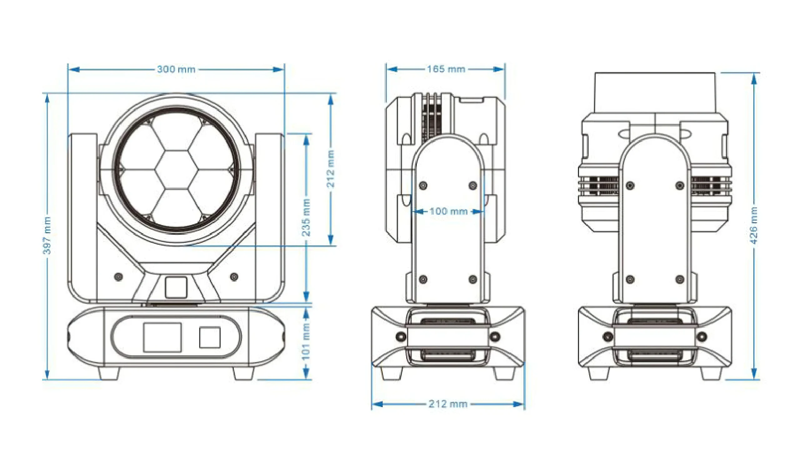 F-0760BW （760W LED Beam，Wash light） Favolite DJ light